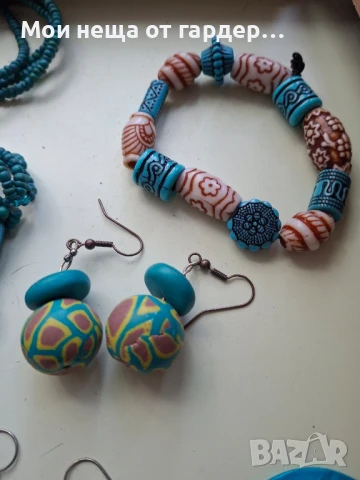 Лот африкански етно бижута,ръчна изработка. , снимка 3 - Бижутерийни комплекти - 50963288