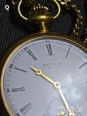 джобен швейцарски часовник, снимка 5 - Джобни - 53670476