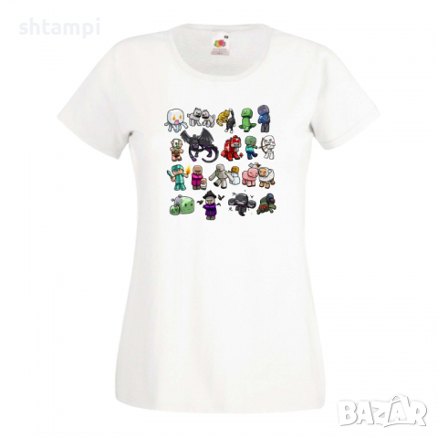 Дамска тениска Minecraft 8 майнкрафт Minecraft,Игра,Забавление,подарък,Изненада,Рожден Ден., снимка 5 - Тениски - 36520930