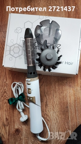 сешоар с въртяща се четка , снимка 2 - Сешоари - 52851420