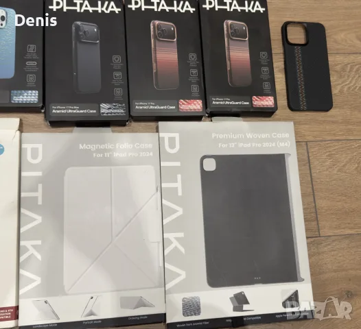 Карбонови Кейсове Pitaka за iPhone и iPad., снимка 3 - Калъфи, кейсове - 55754033