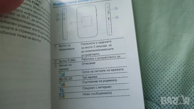 Рутер (бисквитка) ZTE 4G MF971LS, снимка 13 - Рутери - 51080921