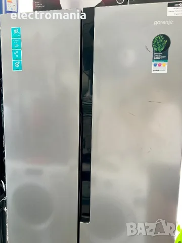 Хладилник с фризер Side by Side Gorenje NRS8182KX , снимка 3 - Хладилници - 56049242
