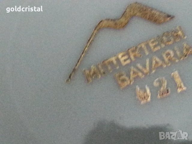 Стар немски порцелан Бавария чинии за десерт , снимка 6 - Антикварни и старинни предмети - 39896539