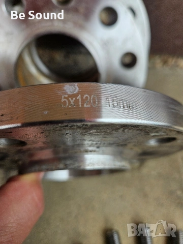 Фланци 20мм и 15мм за БМВ 5×120 # BMW , снимка 8 - Части - 53299990