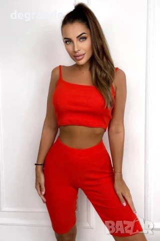 Спортен комплект от 2 части в 3 цвята, снимка 4 - Комплекти - 50814334