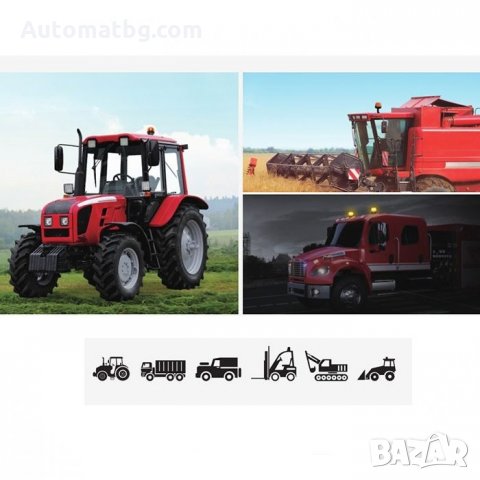 Сигнална лампа Automat, Маяк, 10 диода, 1006, снимка 2 - Аксесоари и консумативи - 35738335