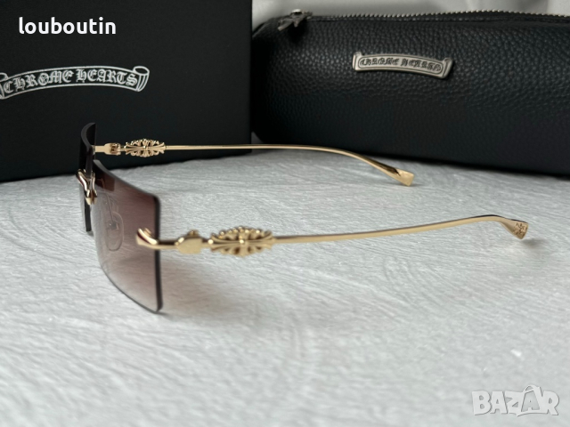CHROME HEARTS  мъжки слънчеви очила , снимка 11 - Слънчеви и диоптрични очила - 44683910