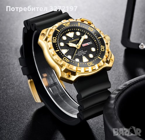 2023 FOXBOX спортен кварцов часовник,водоустойчив,подвижен безел, дата,ден от седмицата , снимка 7 - Мъжки - 41489916