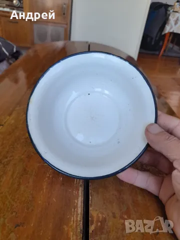 Стара емайлирана паница #13, снимка 4 - Други ценни предмети - 49845229