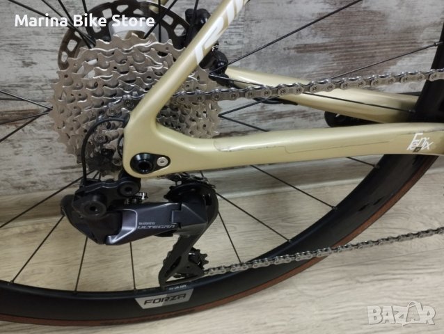 Карбонов шосеен велосипед Ridley Fenix SLiC Disc Ultegra 12 Di2 , снимка 13 - Велосипеди - 40771548