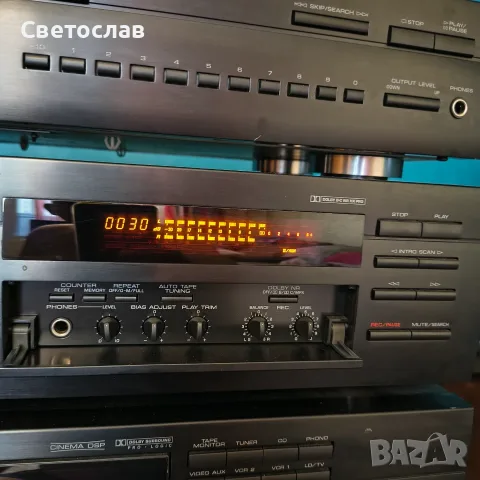  YAMAHA RECEIVER, CASSETTE DECK, COMPACT DISC PLAYER, снимка 5 - Ресийвъри, усилватели, смесителни пултове - 56086196