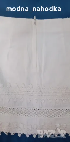 Бяла пола H&M, снимка 3 - Поли - 47566340