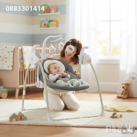 Електрическа люлка за бебе , снимка 11 - Детски шезлонги - 52134281