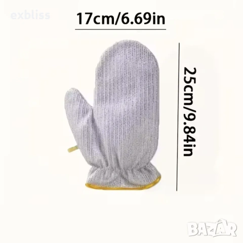 Телена ръкавица за миене и почистване на загорели съдове, снимка 5 - Други - 53397458