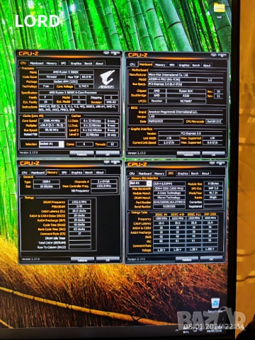 Комплект Ryzen 5 5600X, Msi A520M Pro, RAM 16GB DDR4 3200, SSD 256GB NVME, снимка 10 - Процесори - 53037951