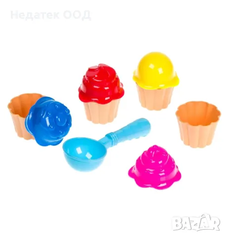 Комплект формички за пясък, 5 бр.