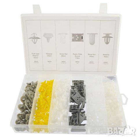 RENAULT комплект щипки за кори/тапицерия за автомобил Рено, снимка 2 - Аксесоари и консумативи - 28210402