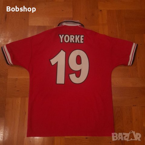 Manchester united - Umbro - YORKE 19 - 1998/2000 - Манчестър юнайтед - Умбро  , снимка 10 - Футбол - 41065618