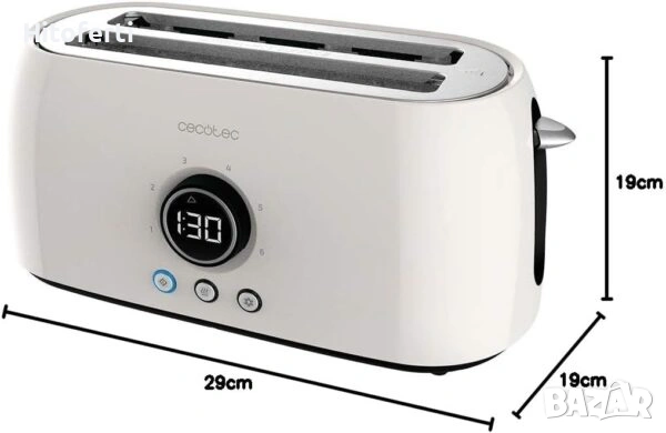 Цифров тостер 1500 W Cecotec Classic, снимка 5 - Тостери - 53818029