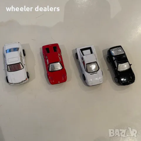Метални колички Matchbox WORLD CLASS Mercedes 500 SEC, Ferrari Testarossa, Ferrari 308 GTB, Porsche