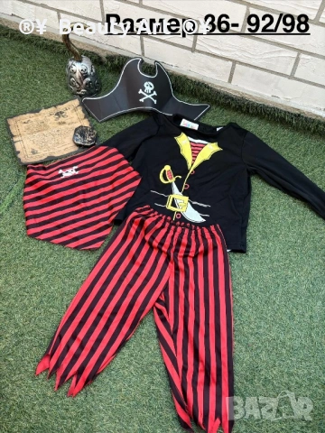 Карнавални Хелоуин костюми , размер 2-5год , Лекар, полицай, хълк, пират , спайдермен, пожарникар, снимка 2 - Други - 53849668