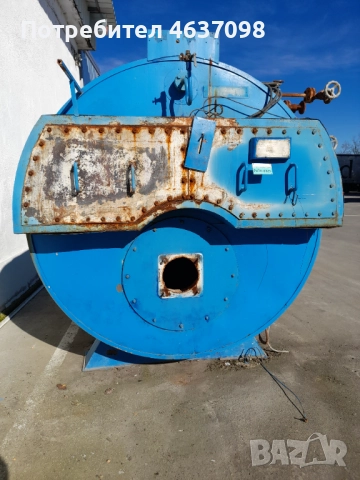 Парен котел ПКН 1, 1000 кг. пара на час, с две отделни горелки, снимка 3 - Други машини и части - 52231461