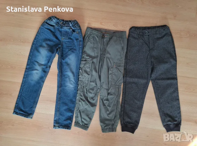 Лот панталони за момче 128