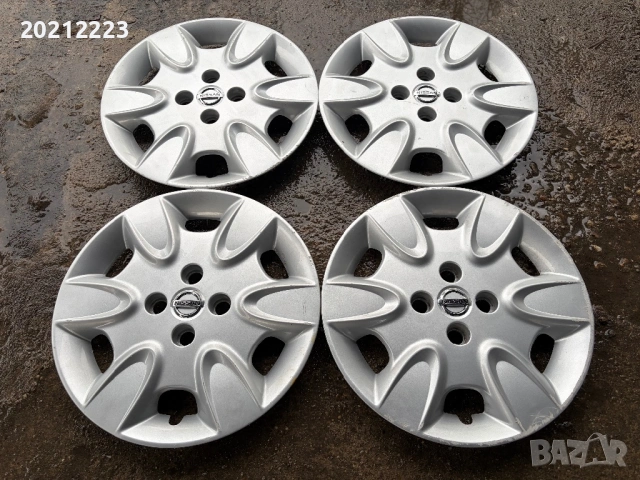 4 броя оригинални тасове за Nissan Micra 15, снимка 2 - Аксесоари и консумативи - 53233105