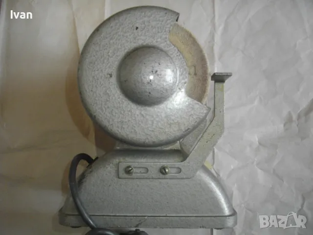 СССР Руски Електрически Шмиргел УХЛ4 Точиларски Обущарски 90 вата 2100 об/мин ф100мм Почти Нов, снимка 15 - Други инструменти - 47275555