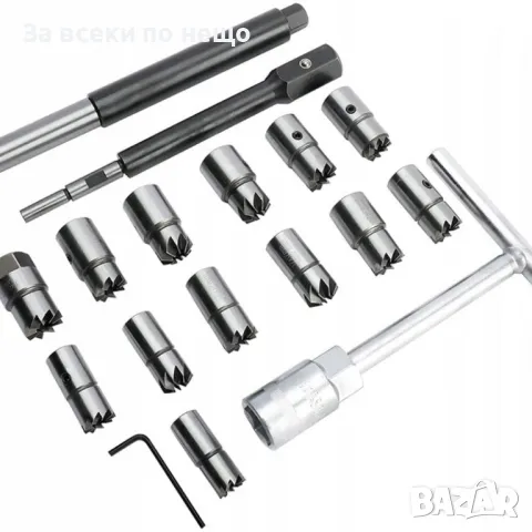 Комплект фрези за почистване на леглата на дюзи 17 части Mar-Pol, снимка 5 - Други инструменти - 50366370