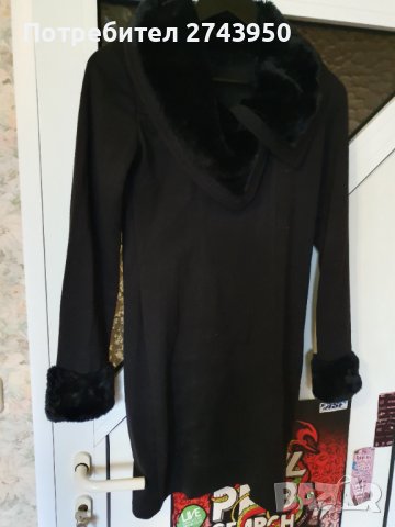 Дамска черна рокля, снимка 1 - Рокли - 38838621