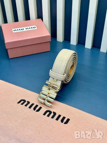 колан естествена кожа в кутия miu miu , снимка 10 - Колани - 49185721