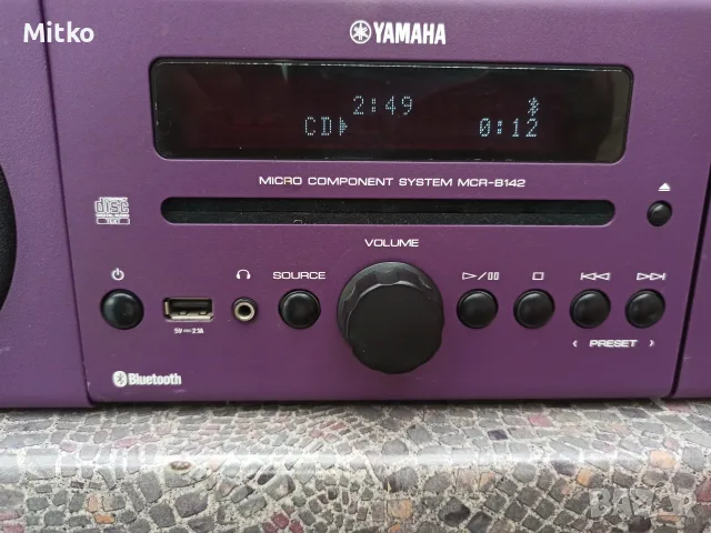 Yamaha MCR-B142  микро аудио система  , снимка 7 - Аудиосистеми - 56250420