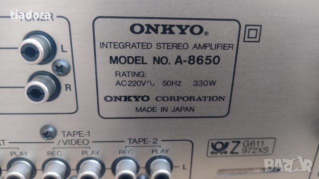 Onkyo Integra A-8650, снимка 12 - Ресийвъри, усилватели, смесителни пултове - 42676545