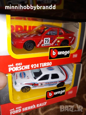Bmw Ford Renault Peugeot Ferrari Porsche Lancia 1.43 Burago , снимка 7 - Колекции - 53658376