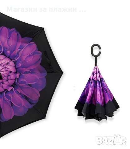 ЧАДЪР С ОБРАТНО ЗАТВАРЯНЕ И ОТВАРЯНЕ - код 2189, снимка 12 - Други - 34206341