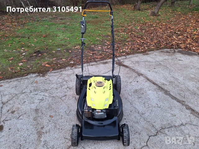 Косачка Husqvarna Subaru 5.5 к.с. 51см нож мулчираща големи гуми, снимка 2 - Градинска техника - 52238948