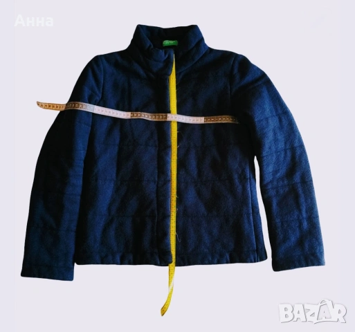 Вълнено яке BENETTON, снимка 6 - Якета - 53841591
