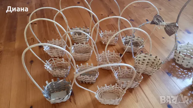 Плетени кошници, снимка 7 - Декорация за дома - 49871060