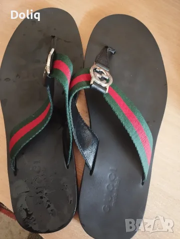 Мъжки чехли Gucci , снимка 2 - Джапанки - 55769691