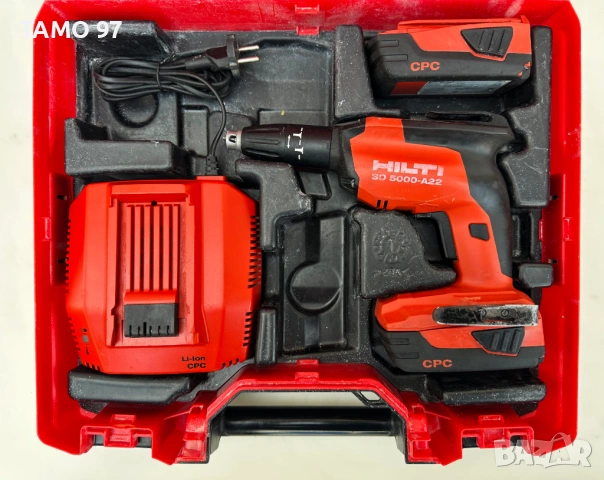Hilti SD 5000-A22 - Акумулаторен винтоверт за гипсокартон 22V, снимка 2 - Винтоверти - 53566034