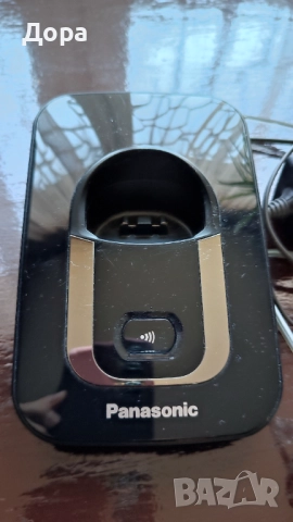 Домашен телефон Panasonic с подвижна слушалка, снимка 4 - Стационарни телефони и факсове - 51847041