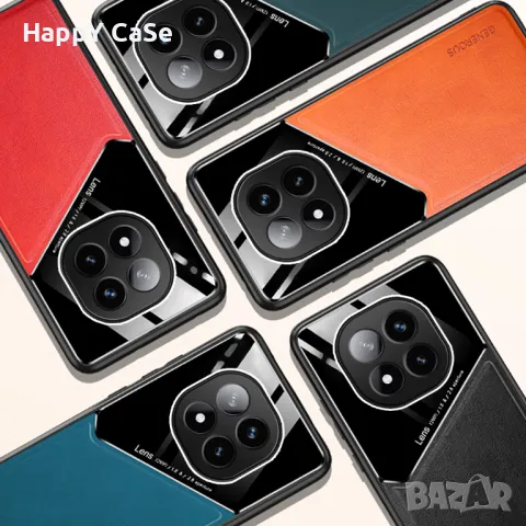 Xiaomi Redmi Note 14 / 14 Pro / 14 Pro+ / GENEROUS Кожен кейс калъф гръб с магнит, снимка 5 - Калъфи, кейсове - 48642713