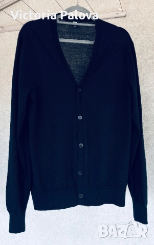 Мъжка жилетка/кардиган UNIQLO Япония, снимка 5 - Блузи - 52967113