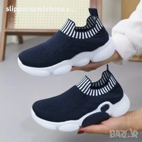 Детски олекотени маратонки тип чорап три цвята, снимка 2 - Детски маратонки - 50166650