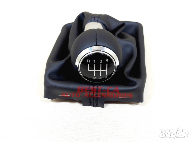 Топка скоростен лост с маншон за Audi A3 8P / Ауди А3 8П 2003 - 2013 6 скорости