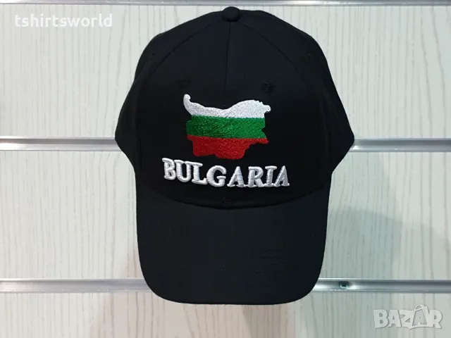 Нова шапка с козирка България, с Карта в черен цвят, снимка 2 - Шапки - 47494493