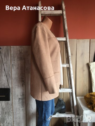 👢👜🤎 Еластичен велурен блейзър⚡️ м/л🥾, снимка 2 - Сака - 44178077