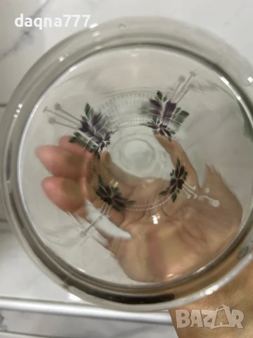 Vtg ръчно рисувана ваза/ гарафа Германия от 60-те години, снимка 8 - Декорация за дома - 50680227